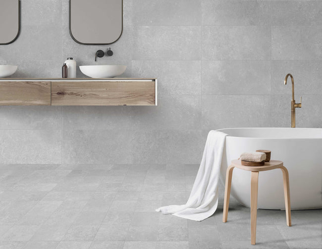CRZ64 Sandhamn en situation — carrelage effet pierre