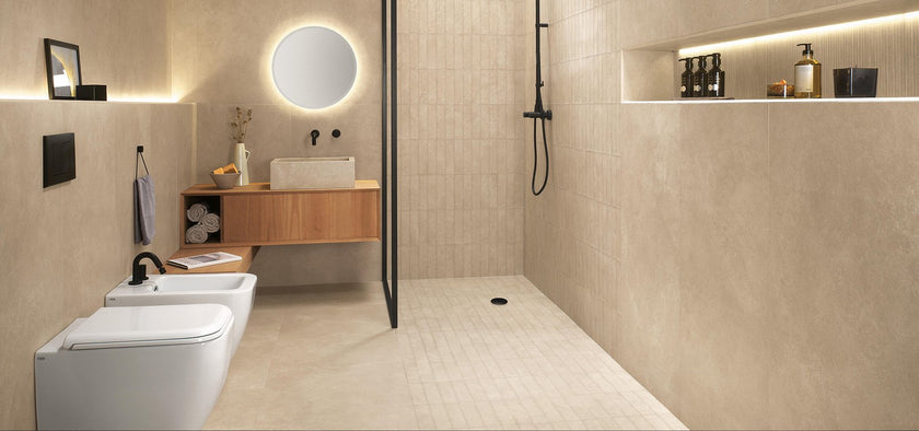 FAP CERAMICHE NOBU BEIGE 6x24 MAT R10