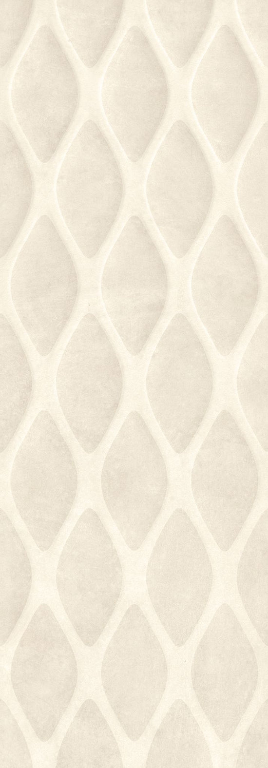Carrelage aspect industriel Love Gravity Net White 35x100 cm