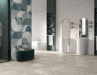 BOXER Madras Suburbia Ivory 60x60 cm en situation