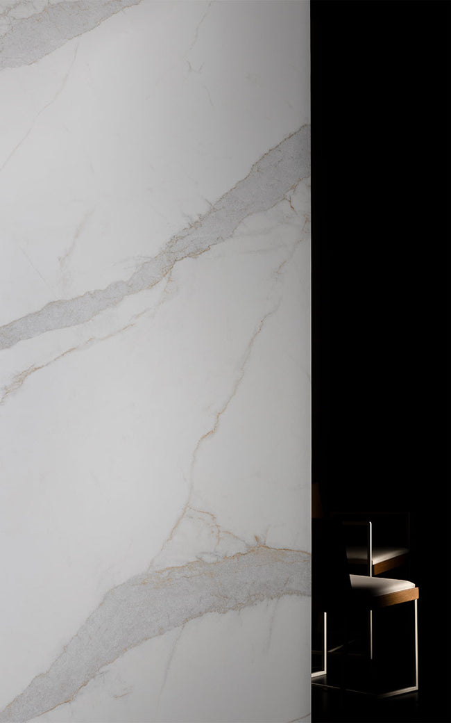 LIVING CERAMICS BLANC CALACATTA GOLD 120x120 SOFT TEXTURE