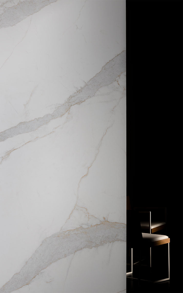 LIVING CERAMICS BLANC CALACATTA GOLD 120x120 SOFT TEXTURE