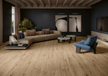 Lames Margres Bare&Bold Bold Beige 20x120 en ambiance salon