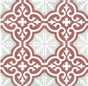 Carrelage effet carreaux de ciment Kerion Neocim Classic Brique 20x20 cm – vue 2