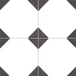 Carrelage effet carreaux de ciment Kerion Neocim Classic Octogone Noir 20x20 cm – vue 2