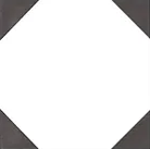 Carrelage effet carreaux de ciment Kerion Neocim Classic Octogone Noir 20x20 cm – vue 3