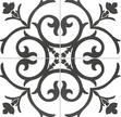 Carrelage effet carreaux de ciment Kerion Neocim Classic A Noir 20x20 cm – vue 2