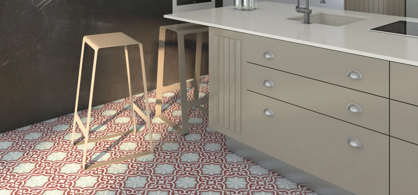 Carrelage effet carreaux de ciment Kerion Neocim Classic Brique 20x20 cm
