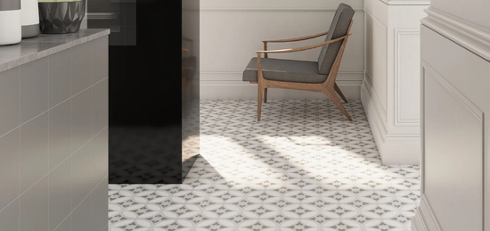 Carrelage effet carreaux de ciment Kerion Neocim Classic Nuage 20x20 cm