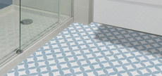 Carrelage effet carreaux de ciment Kerion Neocim Classic Fleur Ciel 20x20 cm