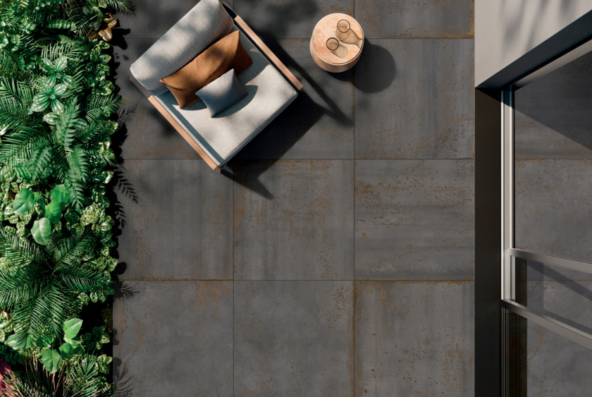 Carrelage effet métal Gardenia Orchidea Oxide Iron – vue 3