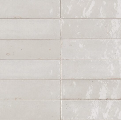 Carrelage effet zellige Marazzi Lume White LUX 6x24 cm – vue 3
