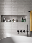 Carrelage effet zellige Marazzi Lume White LUX 6x24 cm – vue 2