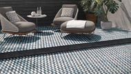 Carrelage décor Fioranese Cementine Openair Openair_1 20x20 cm