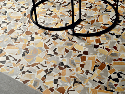 Carrelage décor Fioranese Cementine Cocci Cocci_ocra 20x20 cm