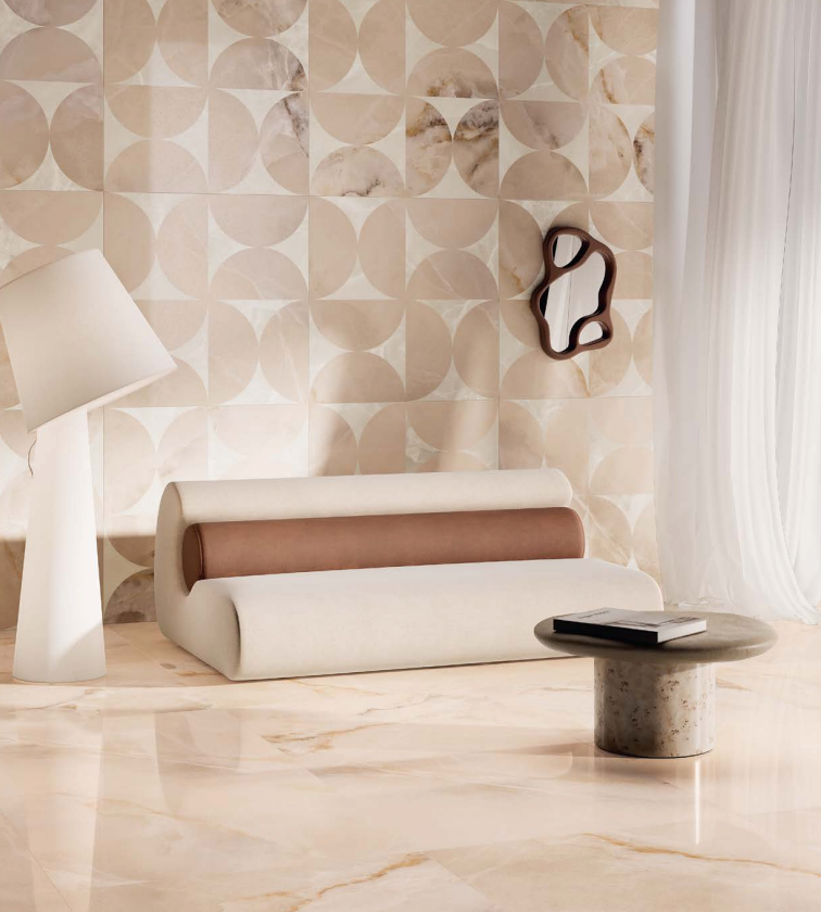 FIORANESE UNICA MISTY ROSE 89x89 POLI