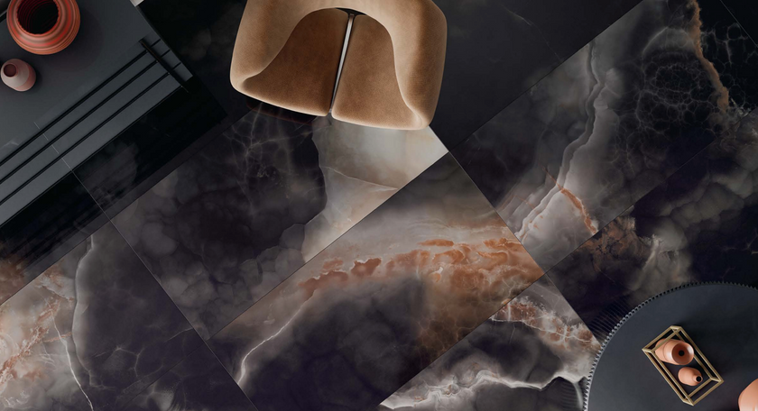 FIORANESE UNICA DEEP DARK 89x89 POLI