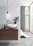 WOW FLOW DIAMOND DECOR WHITE 14x24 MAT