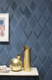 WOW FLOW DIAMOND DECOR BLUE 14x24 MAT