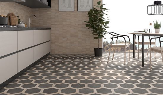 Carrelage WOW Love Affairs Petra Hexagon 20x23 – ambiance