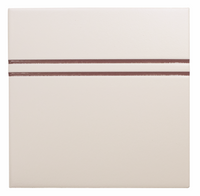 WOW POINT & DASH NEUTRAL DECOR BURGUNDY 15x15 MAT