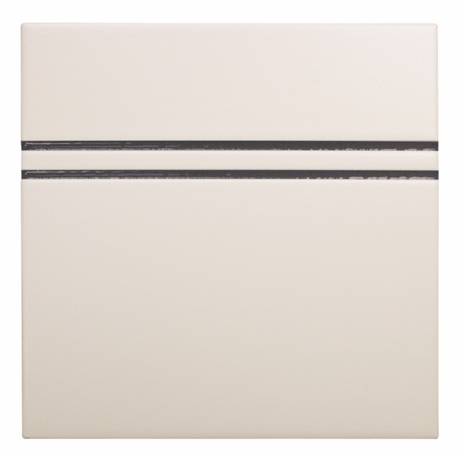 WOW POINT & DASH NEUTRAL DECOR TITANIUM 15x15 MAT