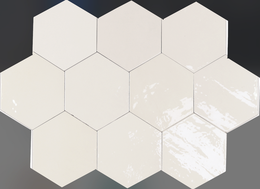 WOW ZELLIGE HEXA WHITE 10,8x12,4 GLOSS