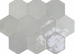WOW ZELLIGE HEXA GREY 10,8x12,4 GLOSS