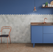 WOW ZELLIGE HEXA GREY 10,8x12,4 GLOSS