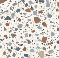 SANT'AGOSTINO DECONCRETE MAXI DECO WHITE 90x90 MAT