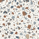 SANT'AGOSTINO DECONCRETE MAXI DECO WHITE 90x90 MAT