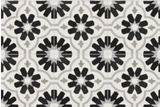 ELIOS CERAMICA DECO ANTHOLOGY ADVANCE ETNIC C B&W 20x20 NATURAL