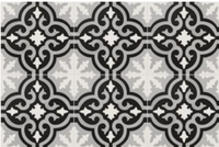 ELIOS CERAMICA DECO ANTHOLOGY ADVANCE ORIGINAL B B&W 20x20 NATURAL