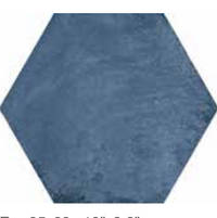 ELIOS CERAMICA TROPICAL EXA AZZURRO 22x25 MAT