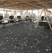 Carrelage aspect Terrazzo STRACCIATELLA GRAFITO - 60x60