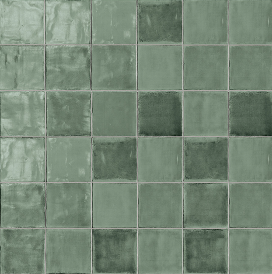 Carrelage effet zellige Terratinta Sartoria Tsquare Mint Tea 15x15 cm