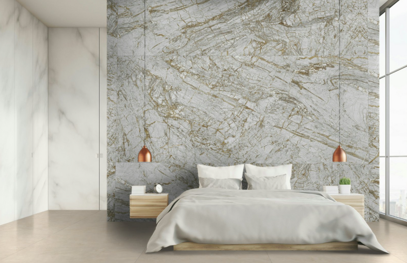 Carrelage effet marbre Cifre Xlife Golden White 120x280 cm – vue 3