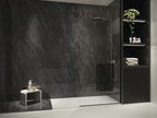 Carrelage effet marbre Cifre Xlife Black 120x280 cm