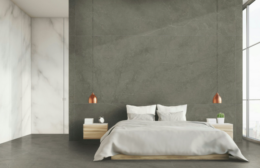 Carrelage effet pierre Cifre Xlife Taupe 120x280 cm