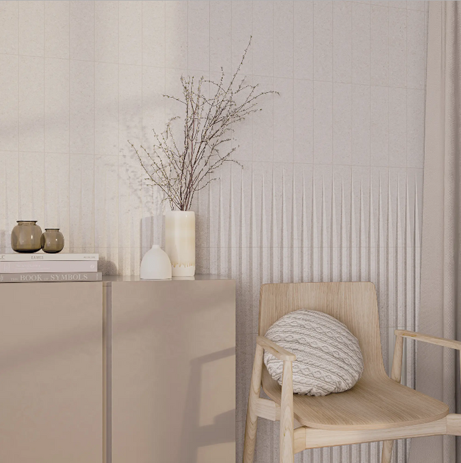 Carrelage WOW STRIPES TRANSITION WHITE STONE MAT 7,5x30