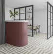 Carrelage WOW STRIPES LISO XL GARNET MAT 7,5x30