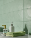 LOVE TILES SPLASH GREEN MAT 20x60