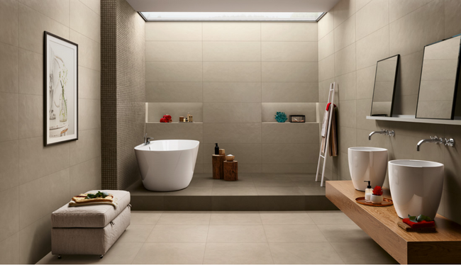 LOVE TILES SPLASH GREY MAT 35x100