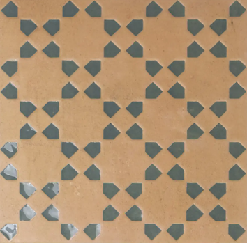 WOW BEJMAT DECOR TAN OLIVE MAT,GLOSSY 15x15
