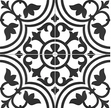 Carrelage effet carreaux de ciment Kerion Neocim Classic D Noir 20x20 cm – vue 2