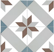 Carrelage effet carreaux de ciment Kerion Neocim Classic Optique Mer 20x20 cm – vue 2