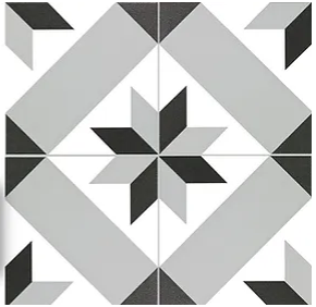 Carrelage effet carreaux de ciment Kerion Neocim Classic Optique Titane 20x20 cm – vue 2