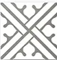 Carrelage effet carreaux de ciment Kerion Neocim Classic B Graphite 20x20 cm – vue 3