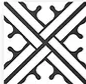 KERION NEOCIM CLASSIC DECOR B NOIR 20x20
