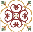Carrelage effet carreaux de ciment Kerion Neocim Classic Branche 20x20 cm – vue 2